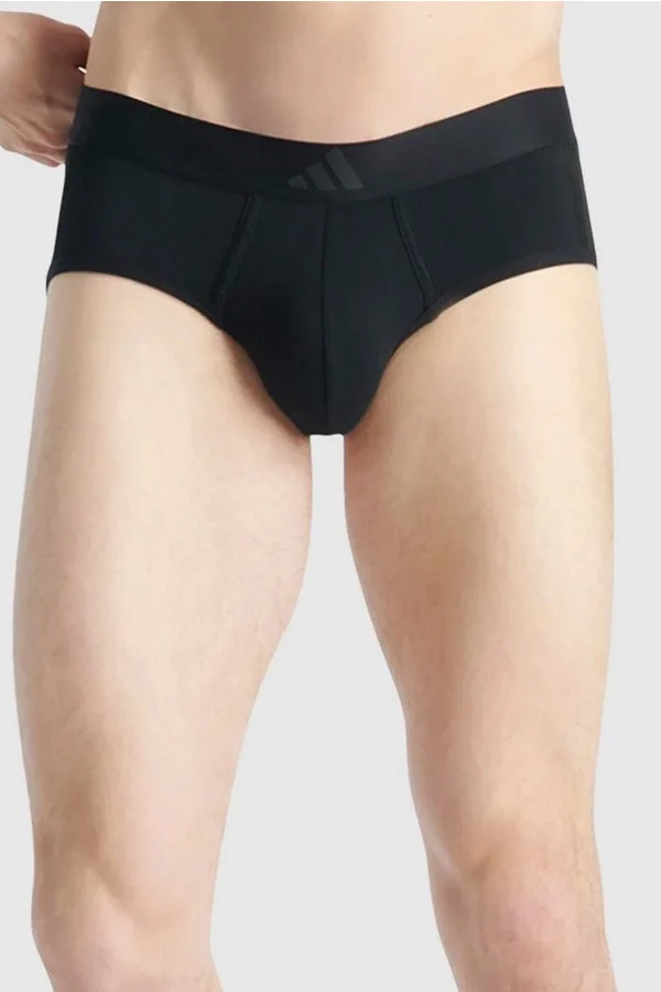 2 Pack Active Flex Cotton 3 Stripes Low Rise Brief Underwear