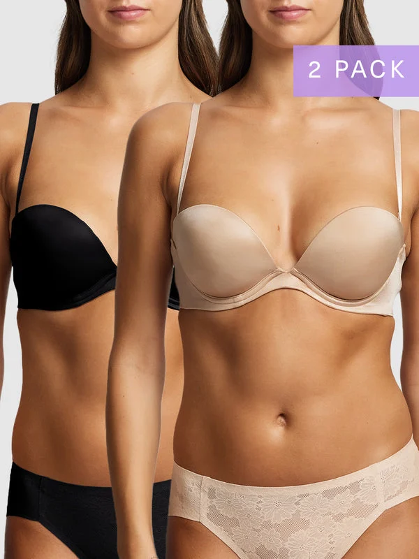 2-pack Refined 6-way Low Cut Strapless Bra