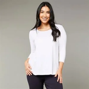 3/4 Sleeve Scooped