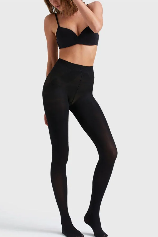 3 Pk Killer Figure Opaque Pantyhose