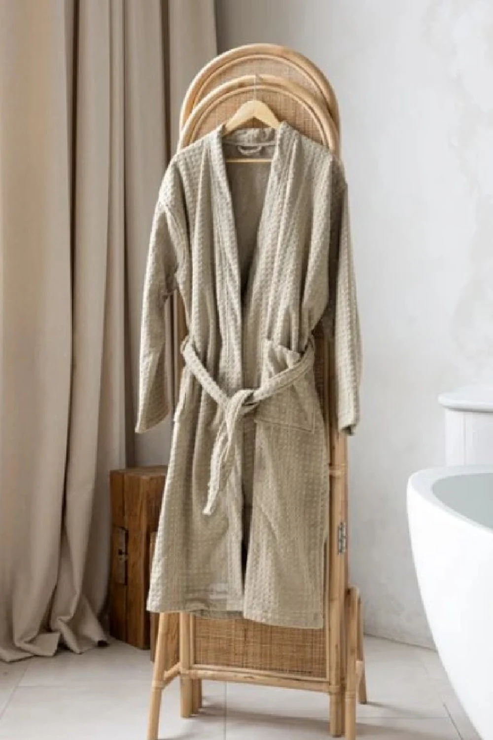 Bushta Living Everyday Bathrobe, Field Of Rye