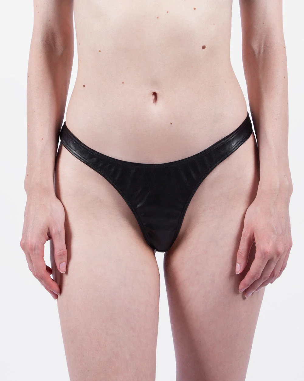 S-Thong in Faux Leather