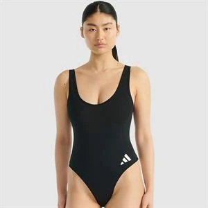 Active Essentials Cotton 3 Stripes Padded Bodysuit