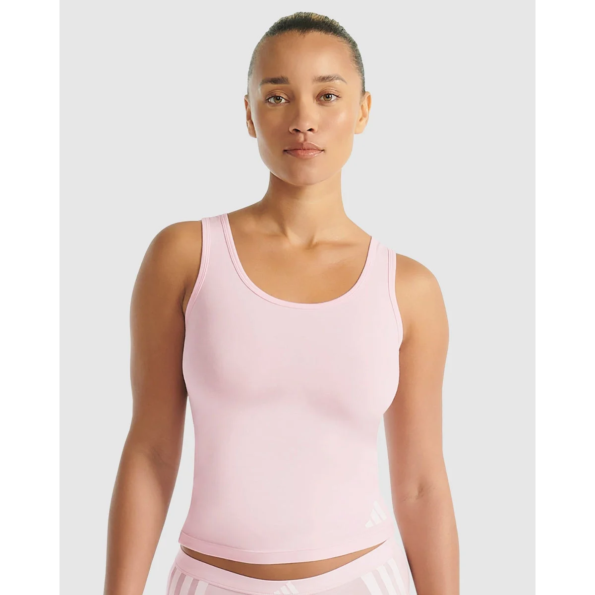 Active Essentials Cotton 3 Stripes Tank Top