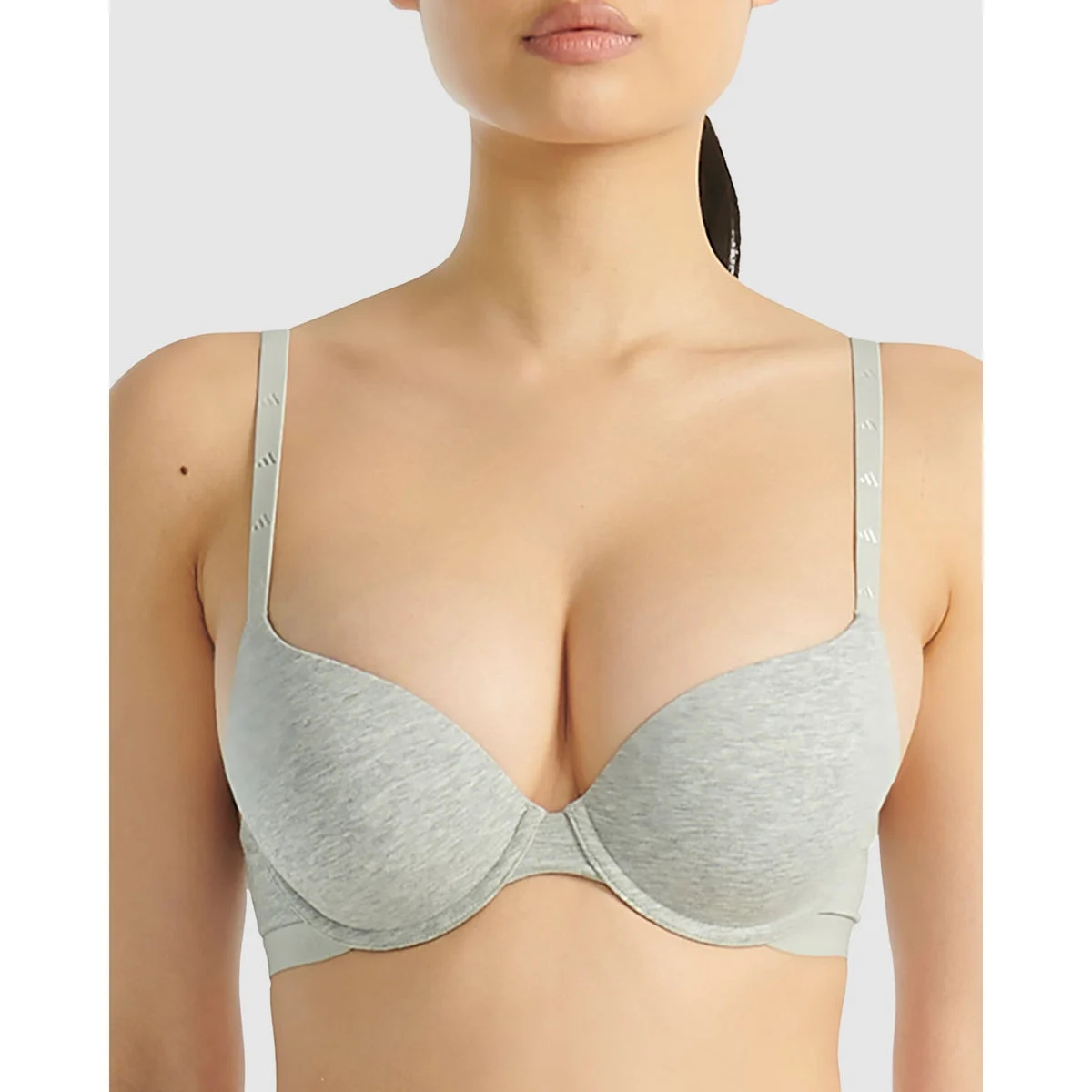 Active Essentials Wired Cotton T-Shirt Push Up Bra