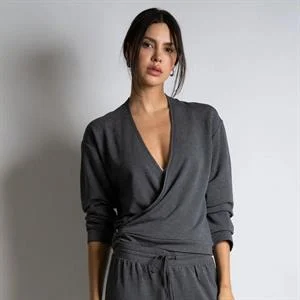Alexa Wrap Sweatshirt