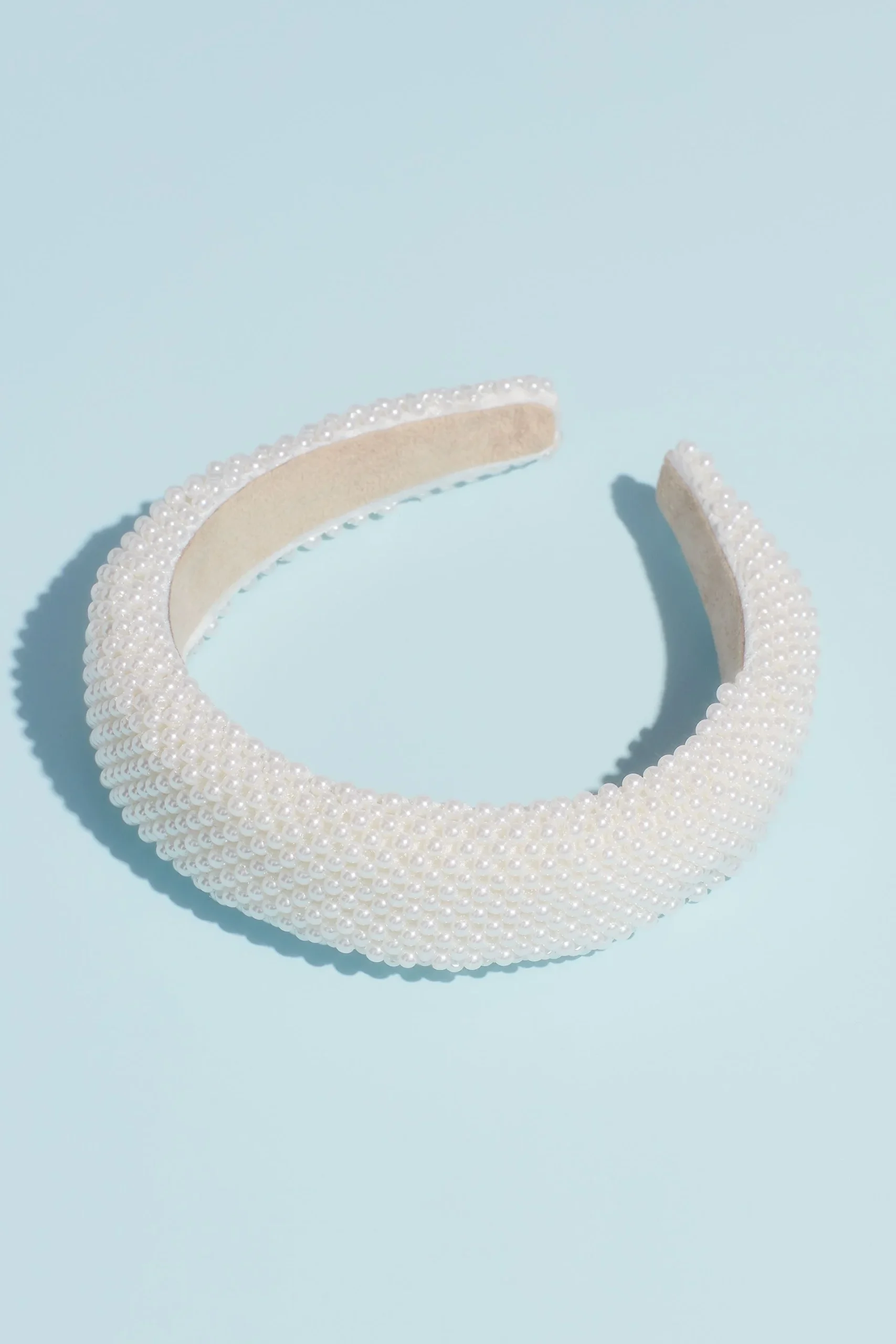 Allover Pearl Plush Headband