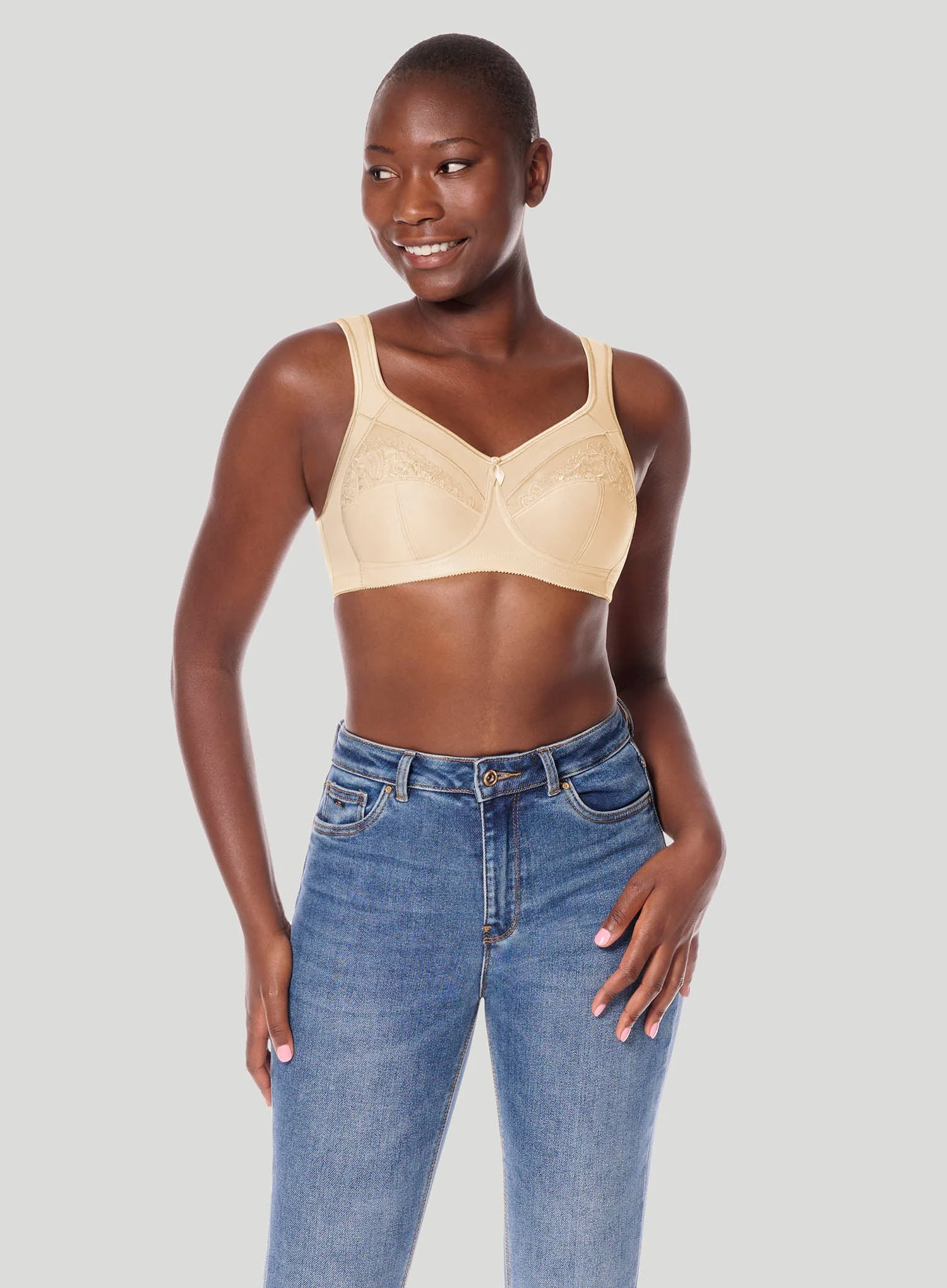 Amoena: Isadora Soft Cup Mastectomy Bra Sand
