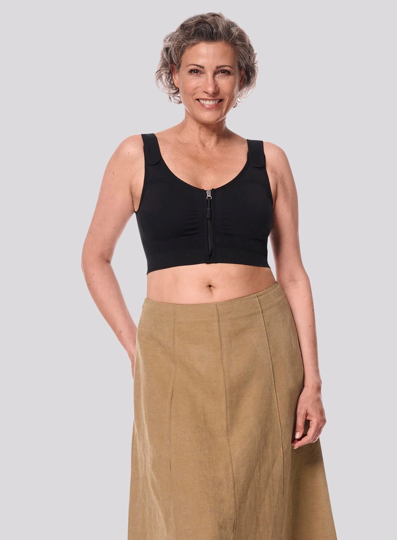 Amoena: Leyla Low Compression Bra Black