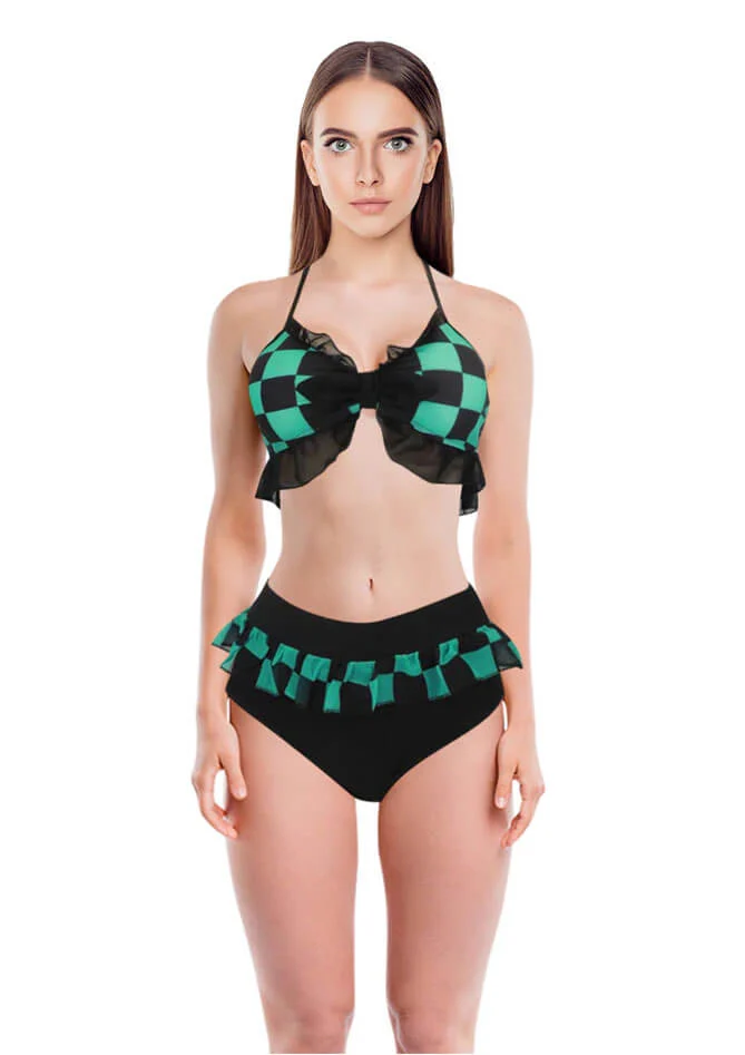 Anime Two Piece Cosplay Bikini Set