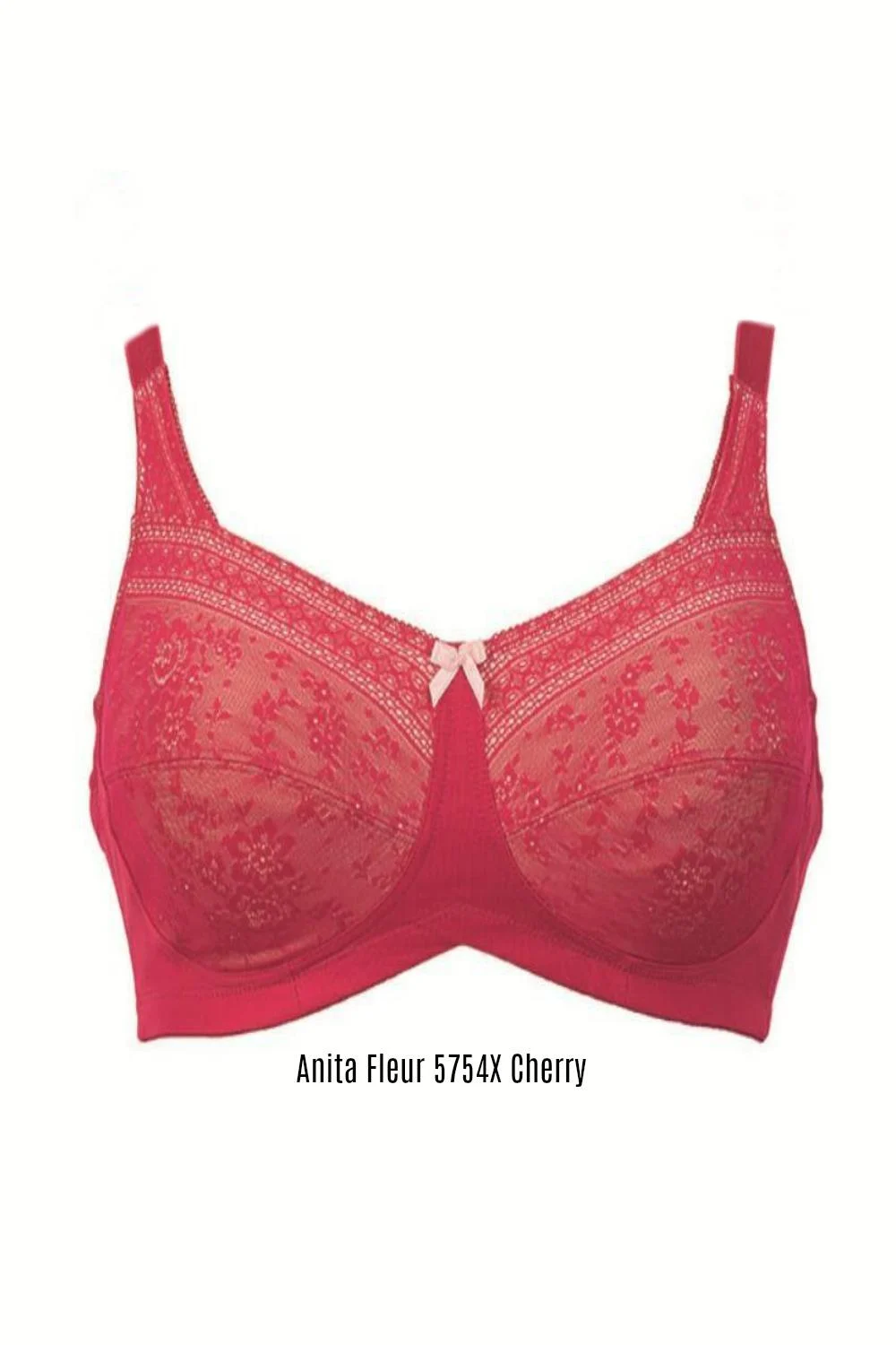 Anita Fleur Wireless Mastectomy Bra, Cherry (5754X)