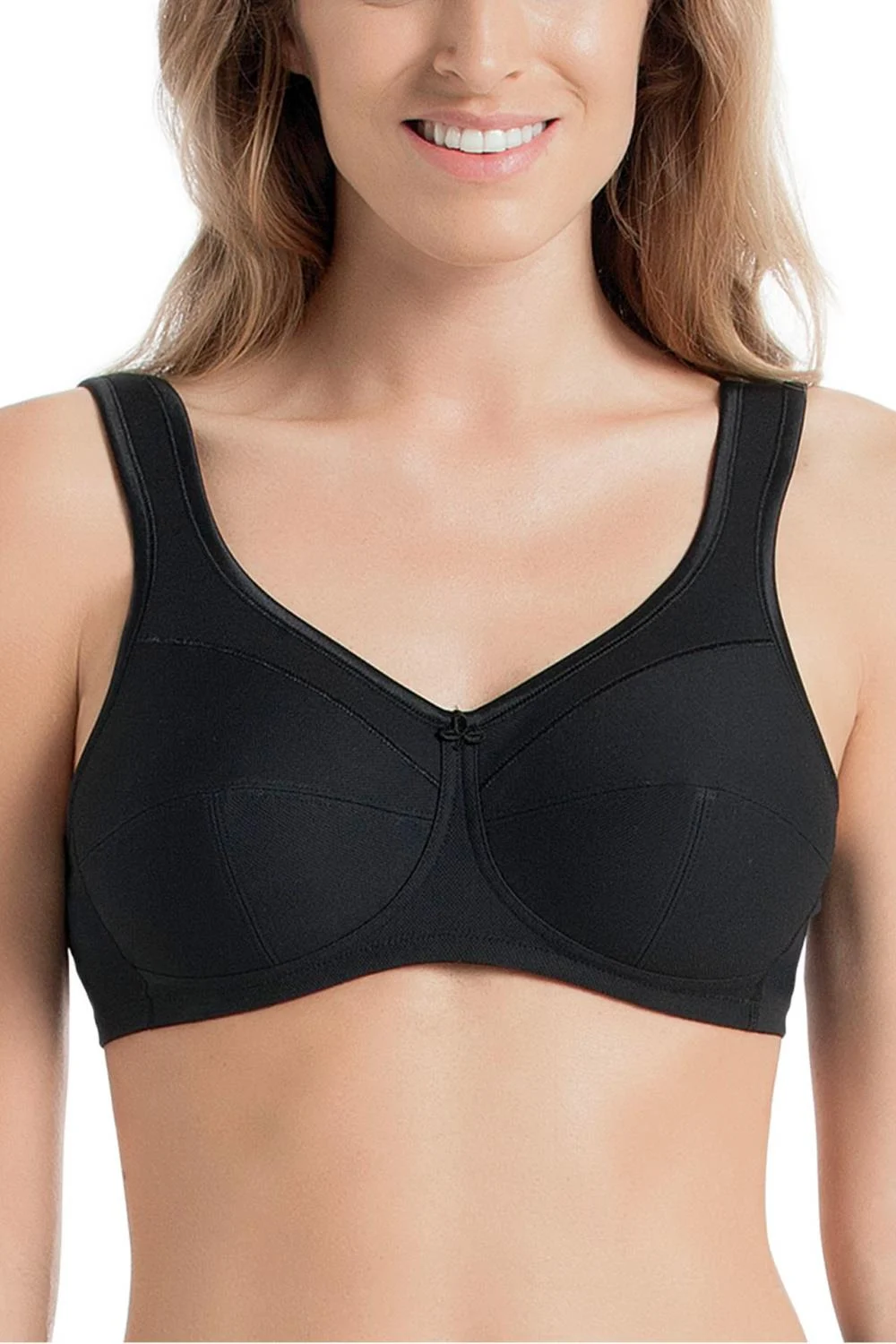 Anita Jana Comfort Cotton Soft Bra, Black (5427)
