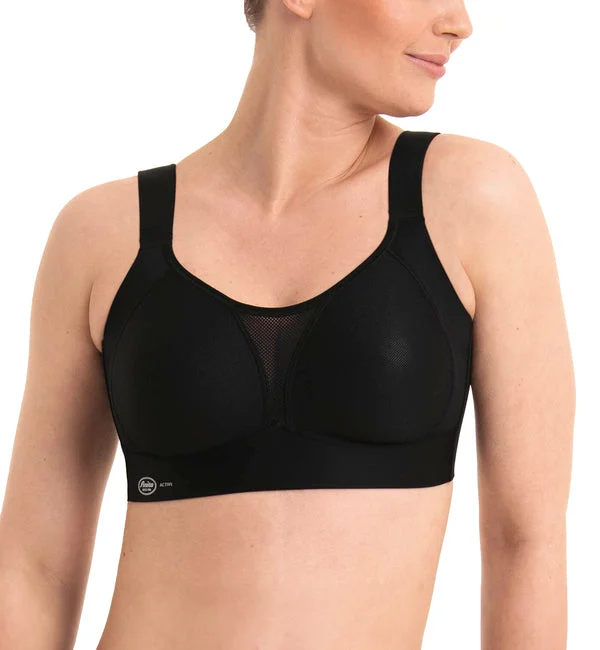 Anita Smart Control Firm Support Wireless Sports Bra (5530) - Black