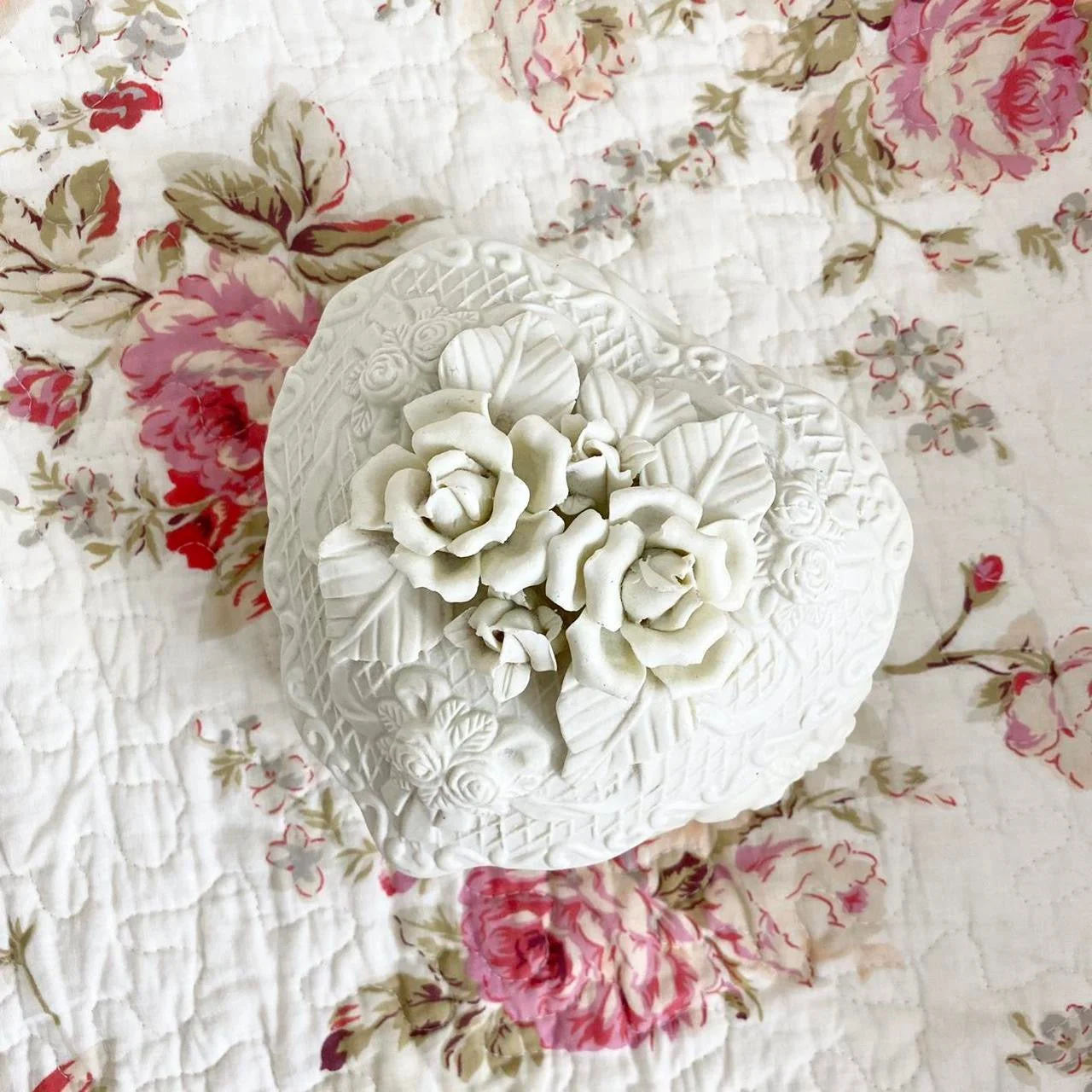 Antique Porcelain Trinket Dish