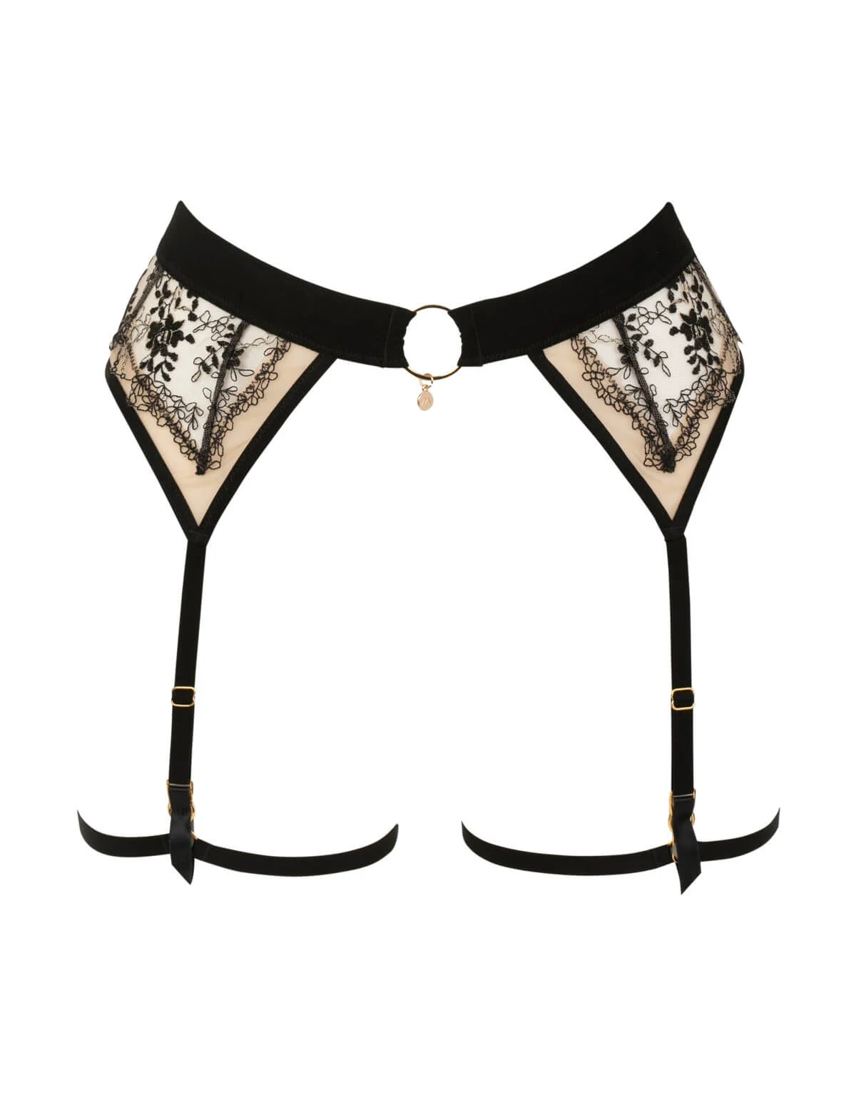 Après Minuit Suspender Belt Black