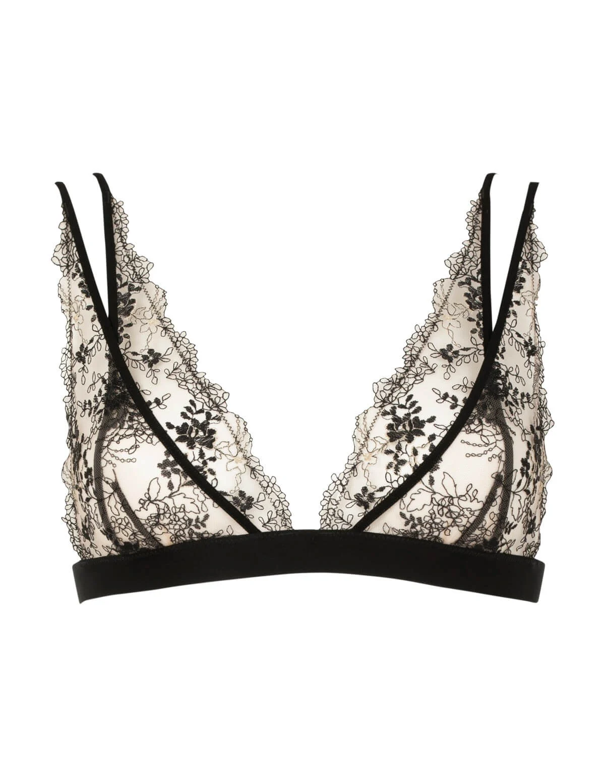 Après Minuit Triangle Bra Black