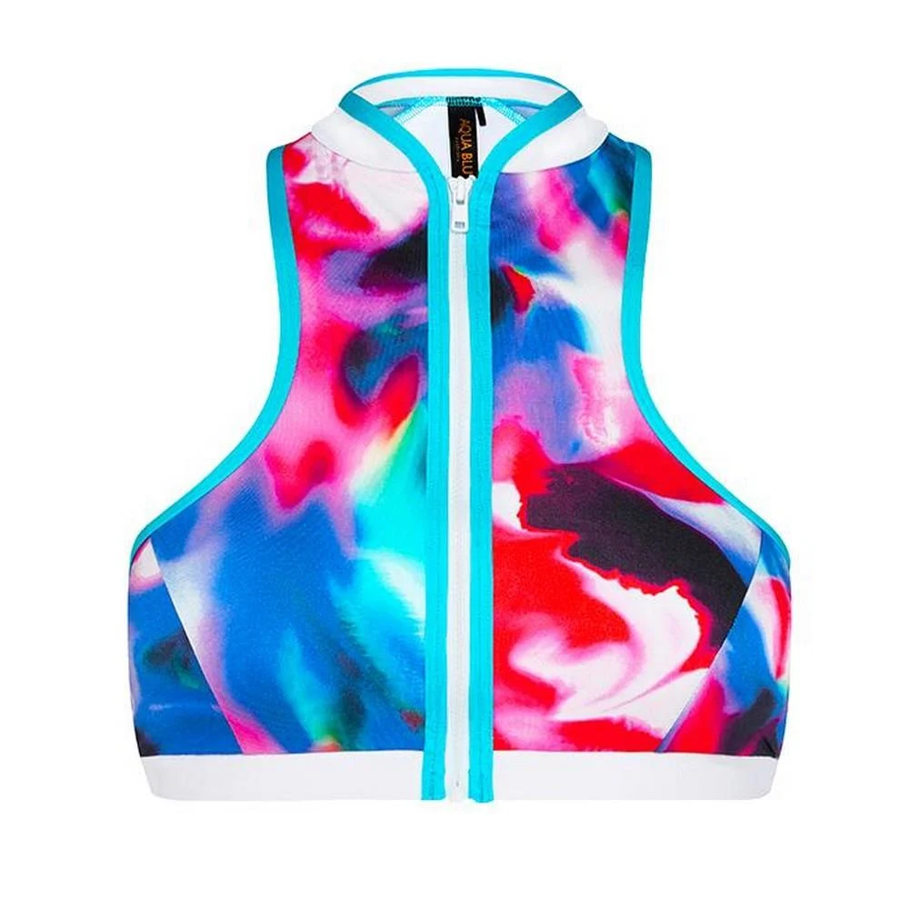 Aqua Blu Racer Back Top Spectrum, Multi (A041702)