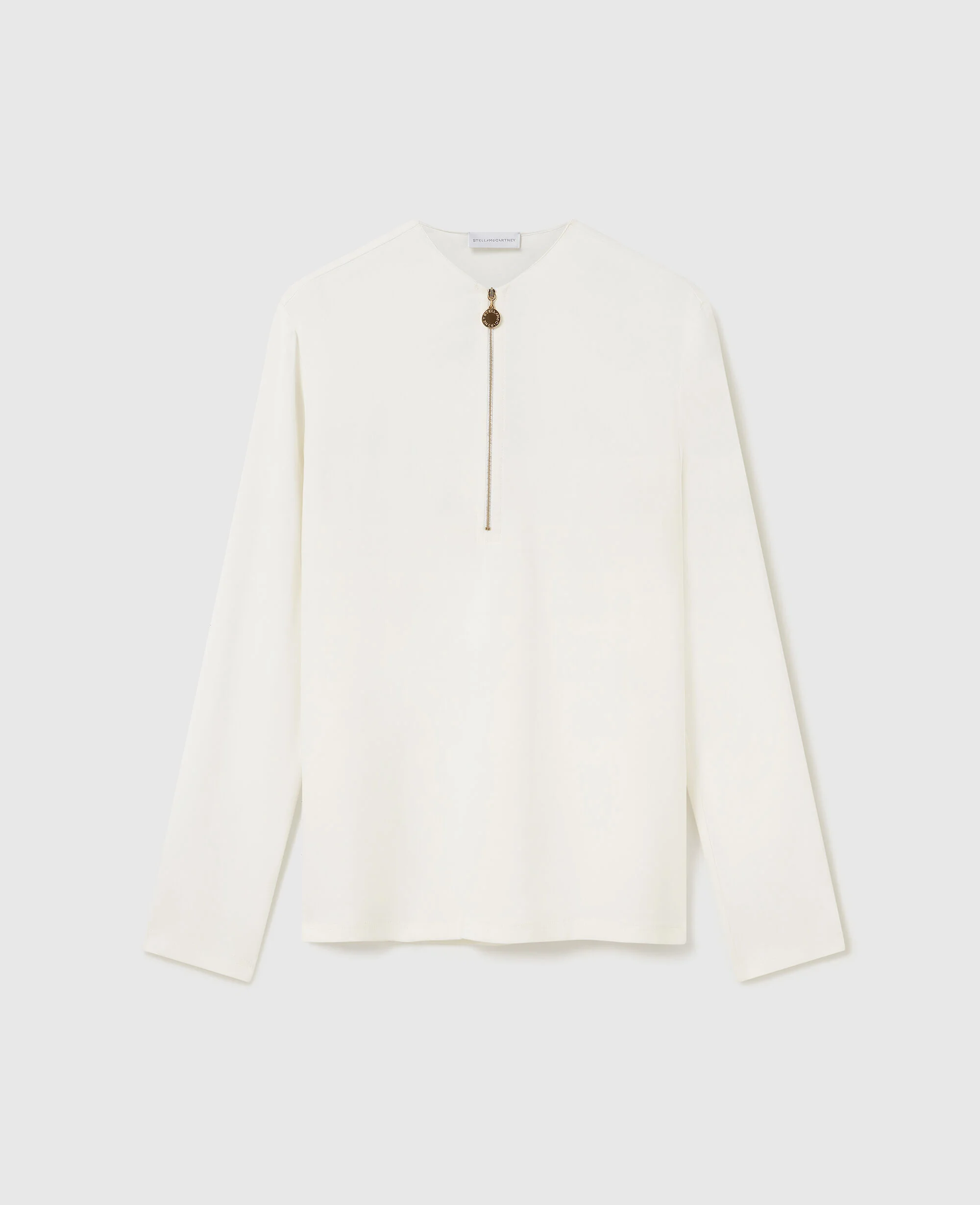 Arlesa Double Split Hem Zip Blouse
