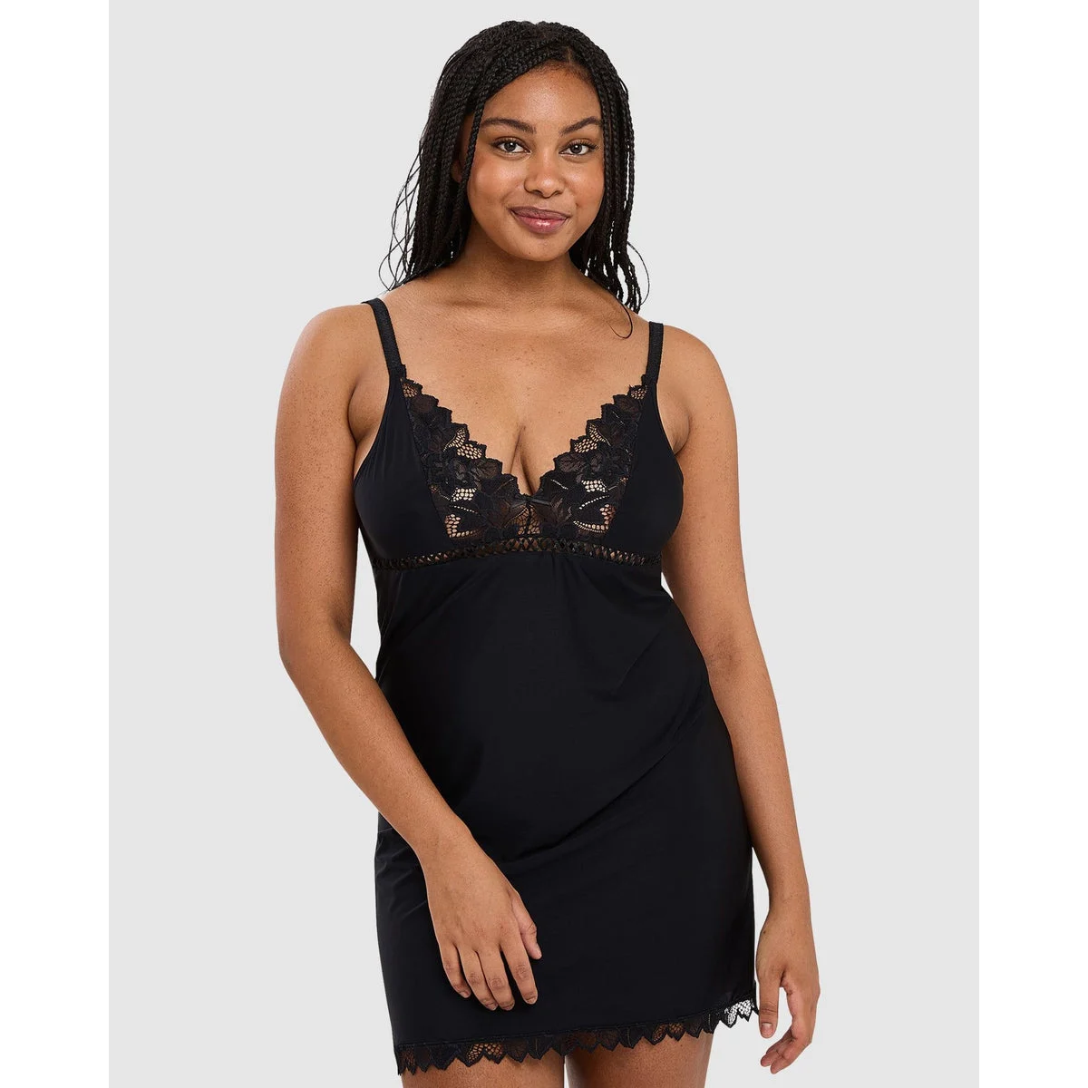 Arum Lace Trim Chemise Nightdress