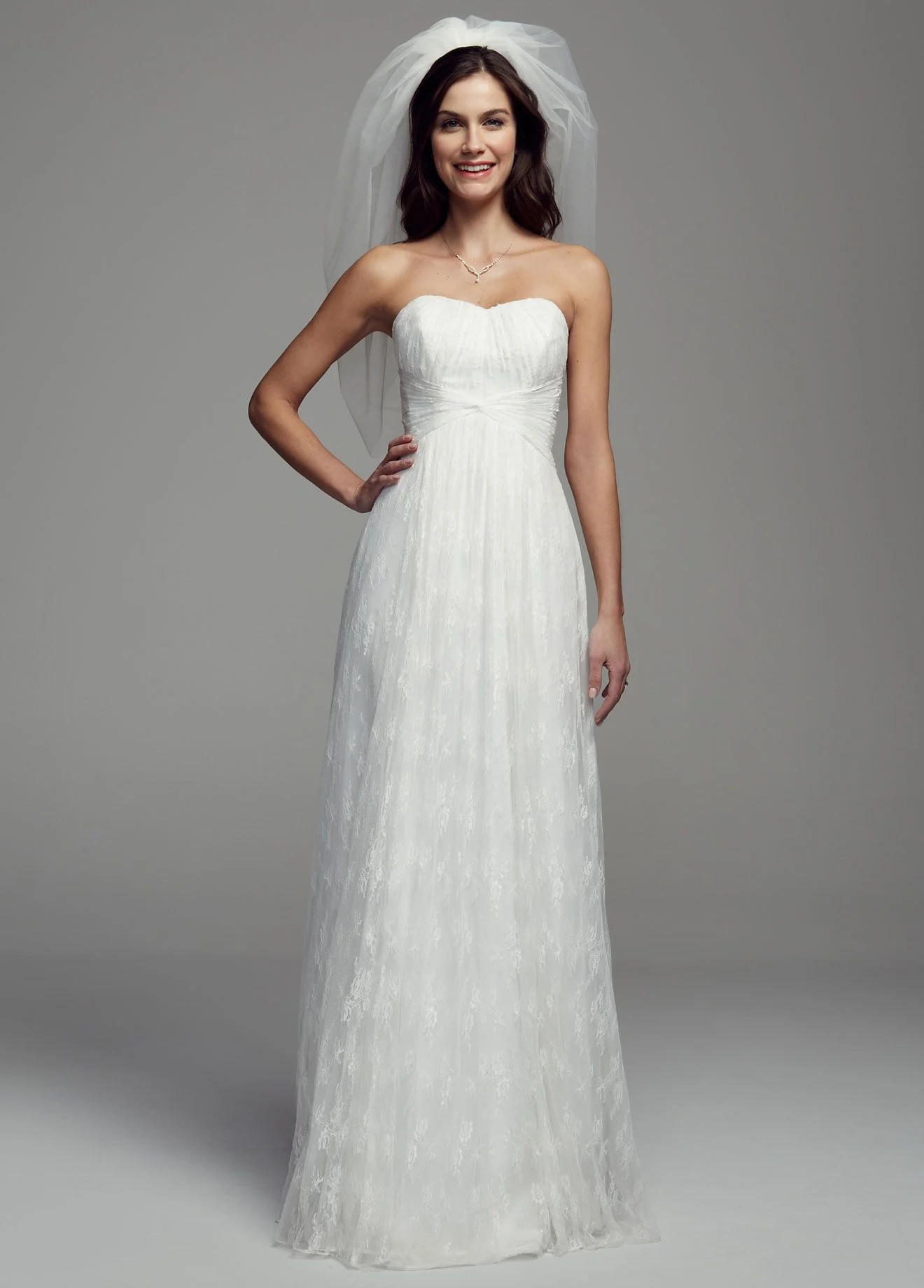 As-Is Organza Mixed Metallic Lace Ball Gown