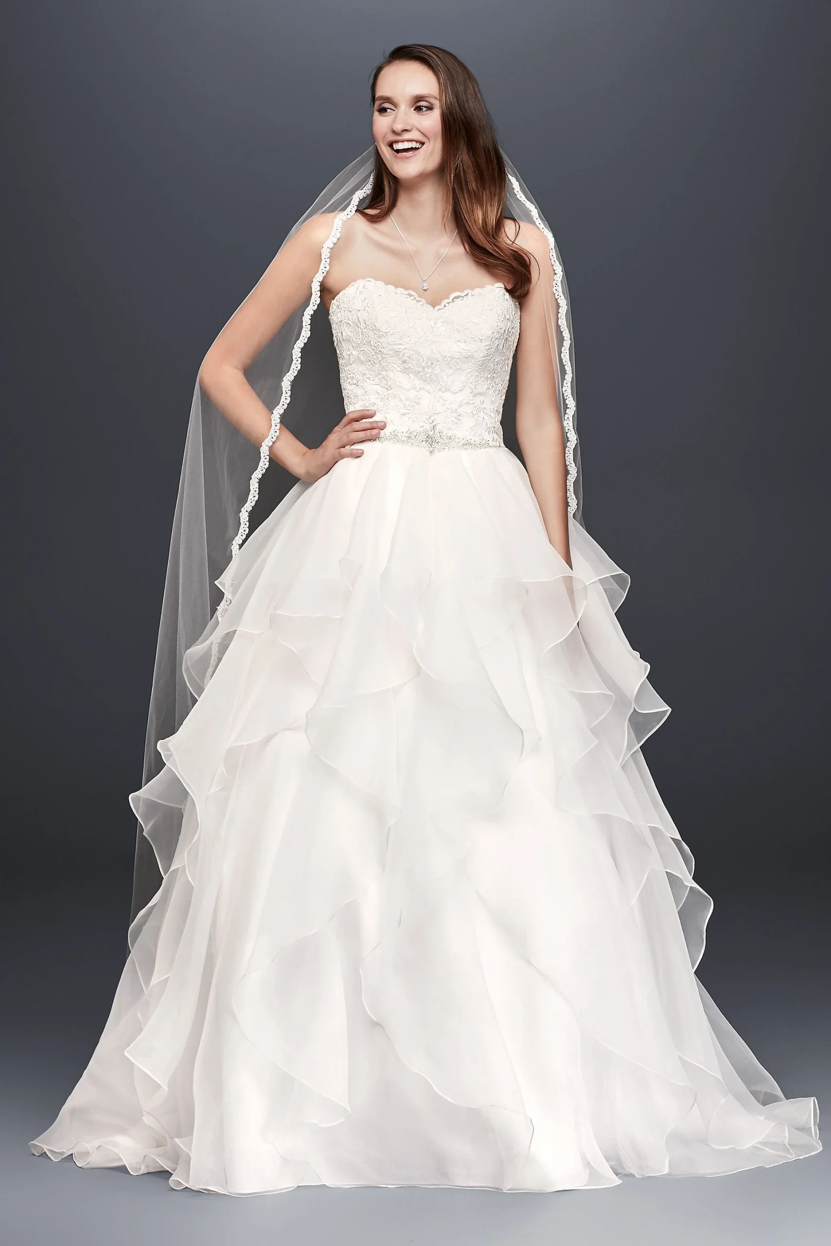 As-Is Organza Wedding Ball Gown with Beading