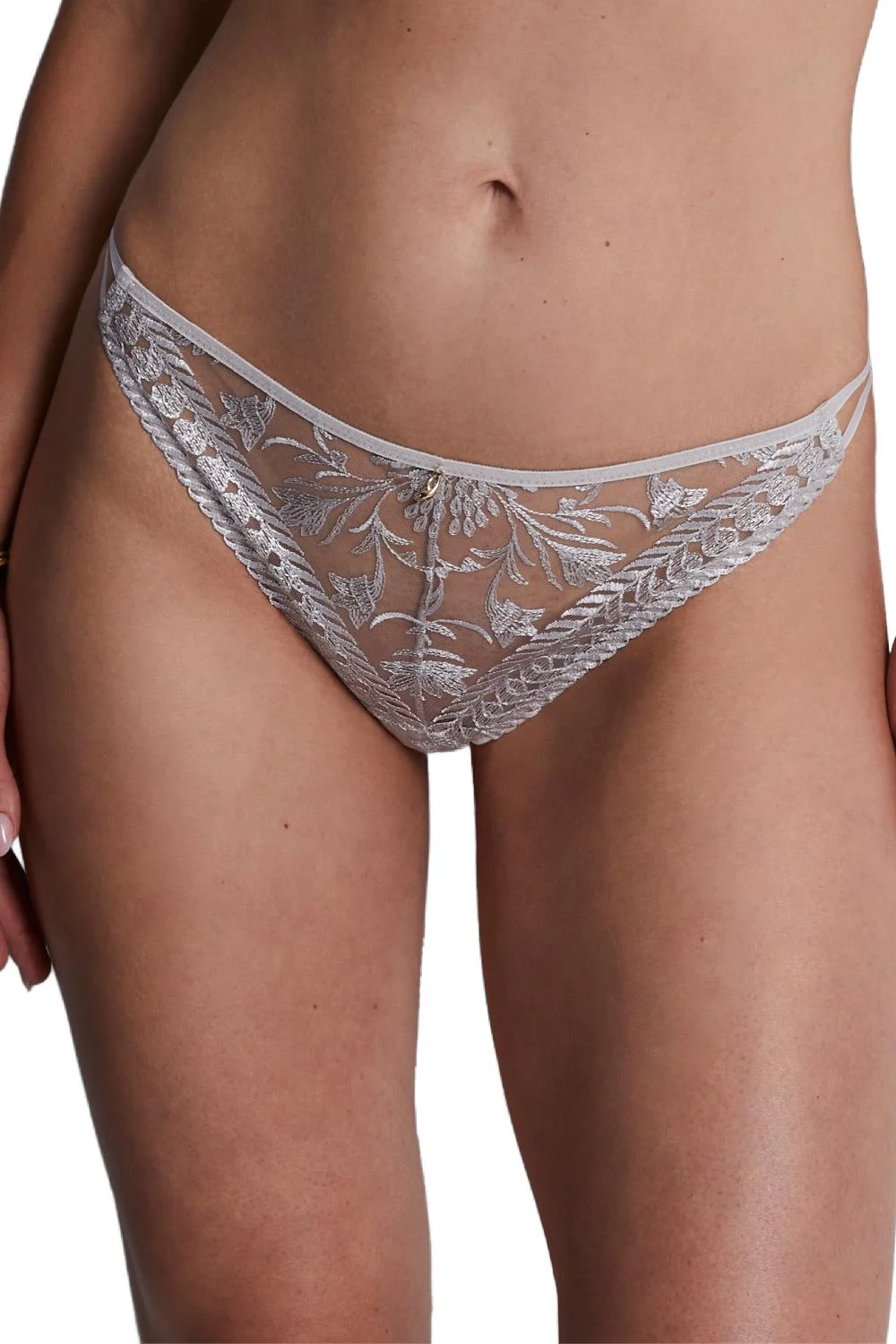 Aubade Magnetic Spell Thong, Platinum (2D26)
