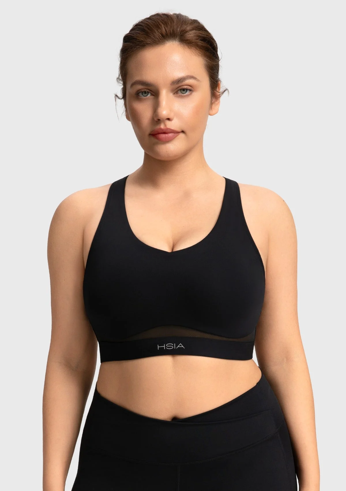 Aura V-Neck Racerback Sports Bra