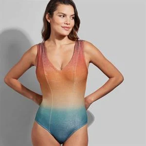 Aura V-Neck Swimsuit