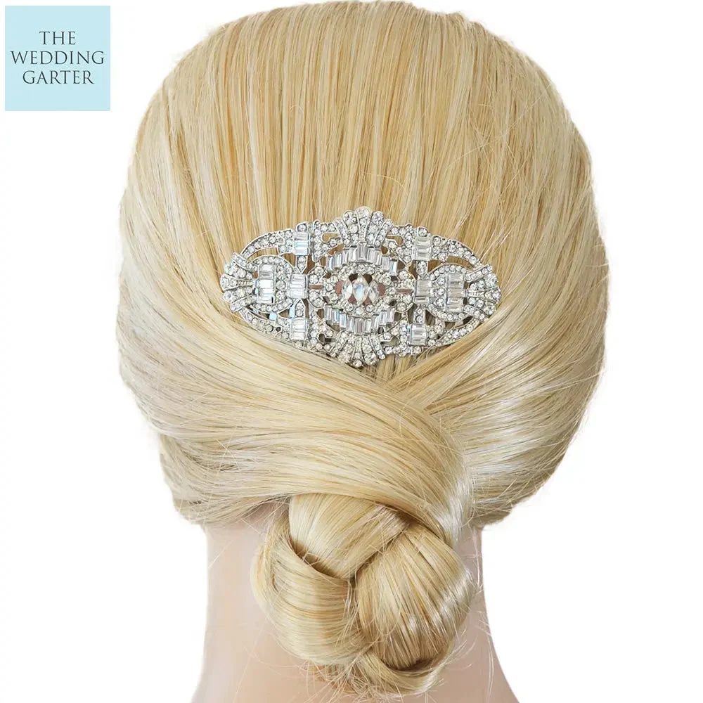 Austrian Crystal Great Gatsby Wedding Headpiece