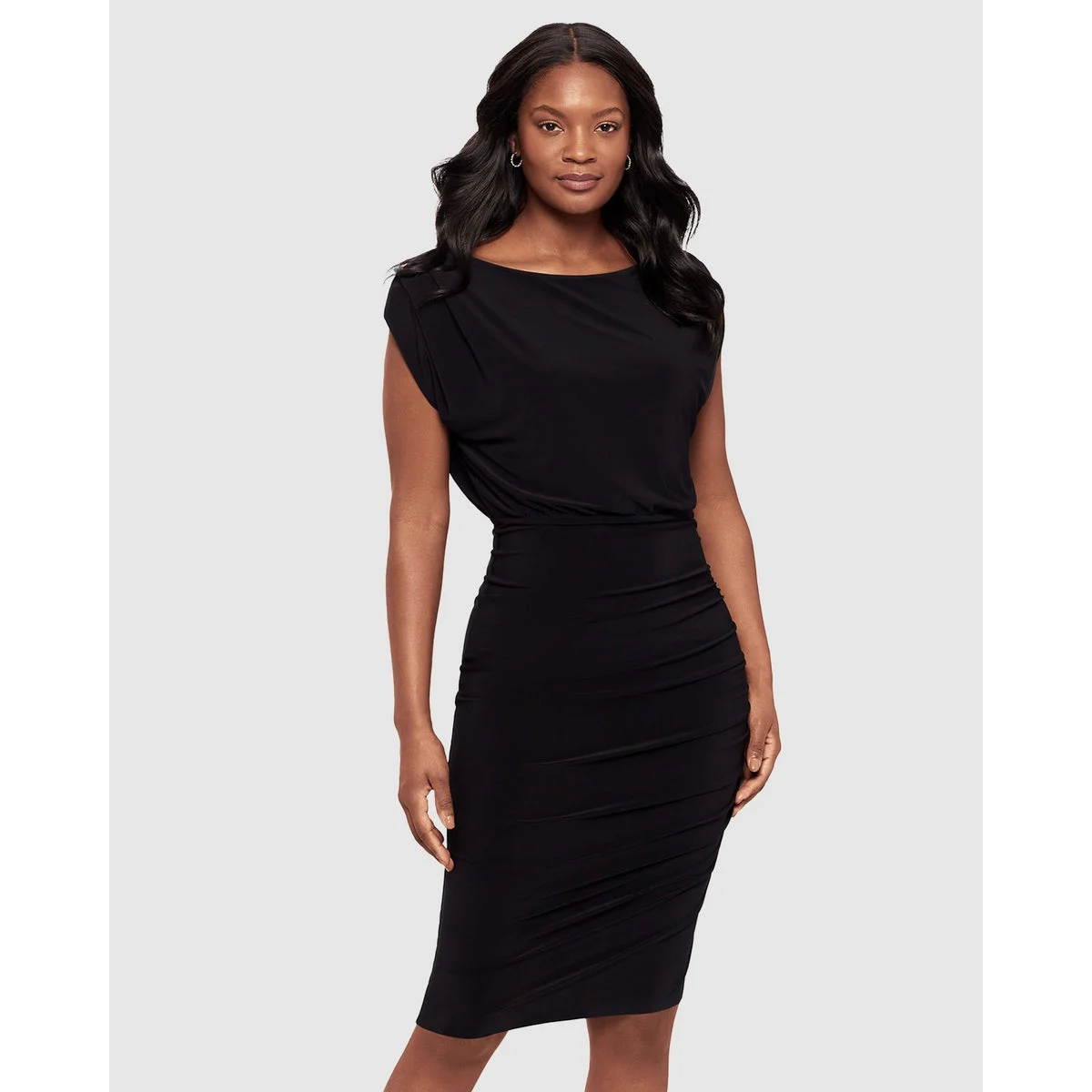 Bali Blouse Top Midi Shaping Dress