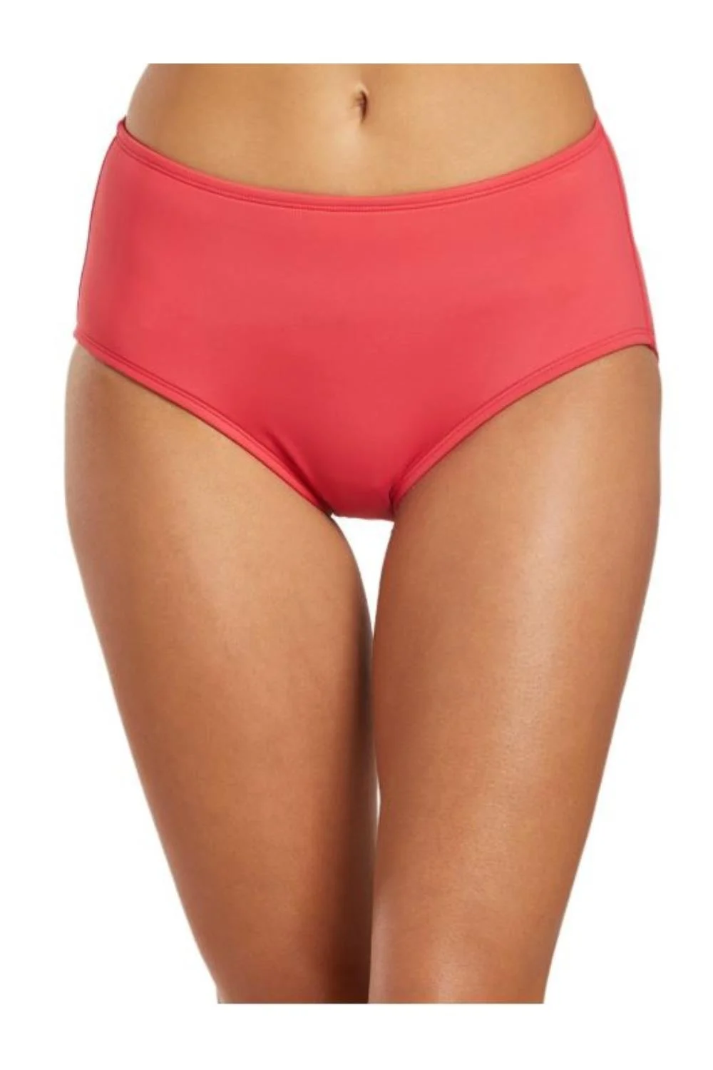 Beach House Chloe High Waisted Swim Bottom, Rosewood (H58433)