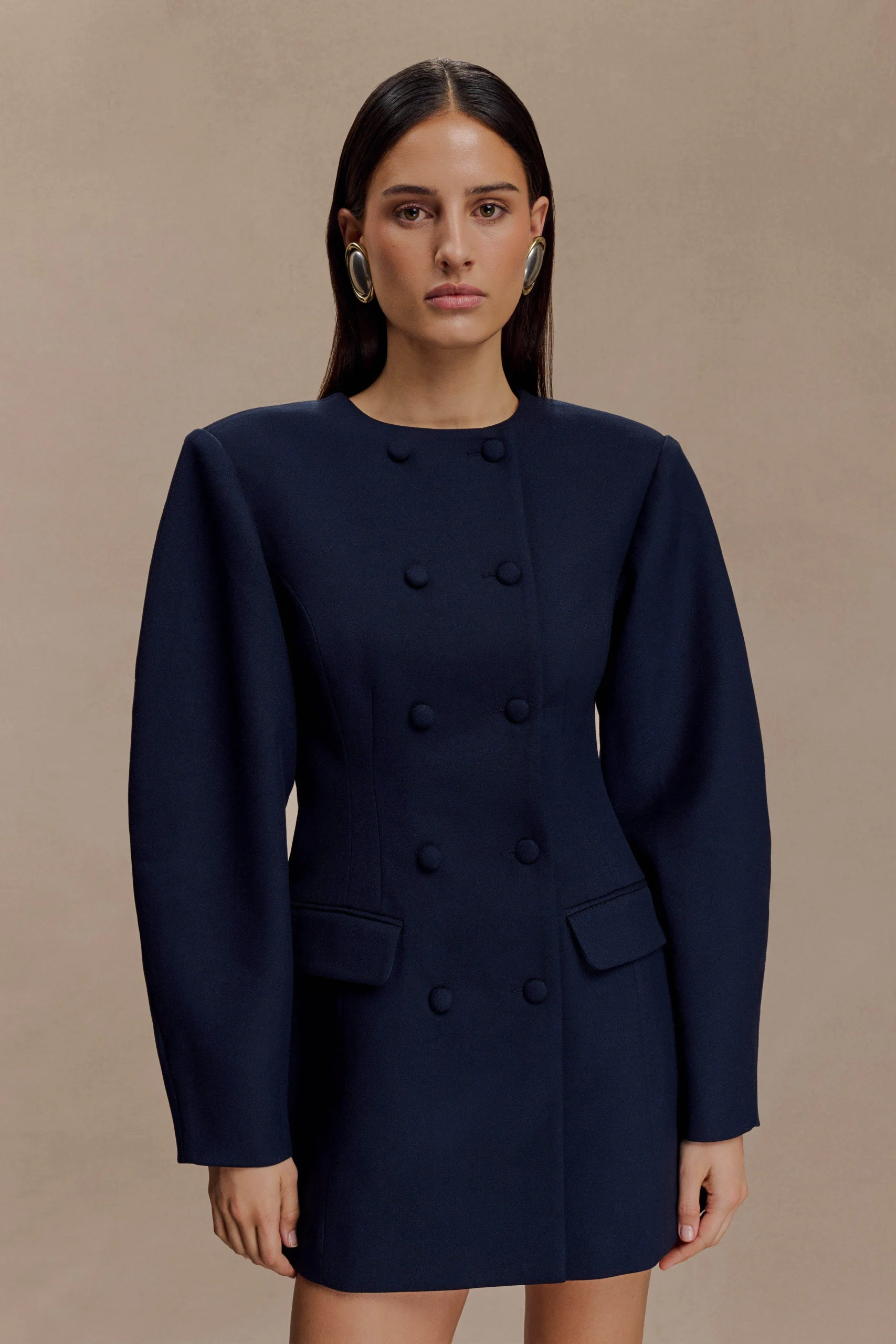 BeatriceBlazer Mini Dress - Navy