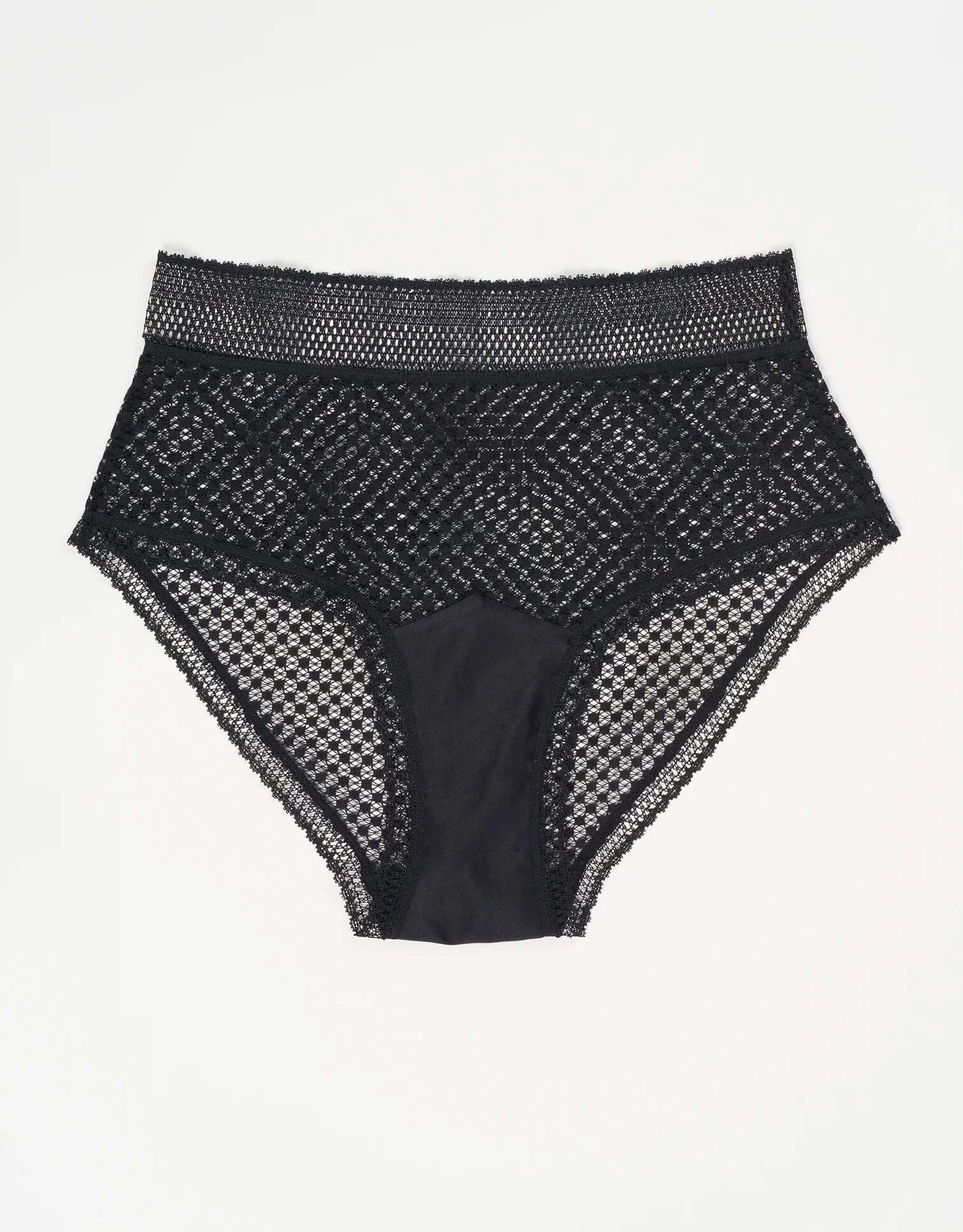 Bella High Waist Brief in Black