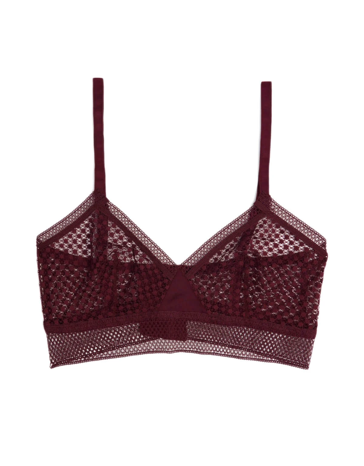 Bella Soft Cup Triangle Bra, Deep Purple