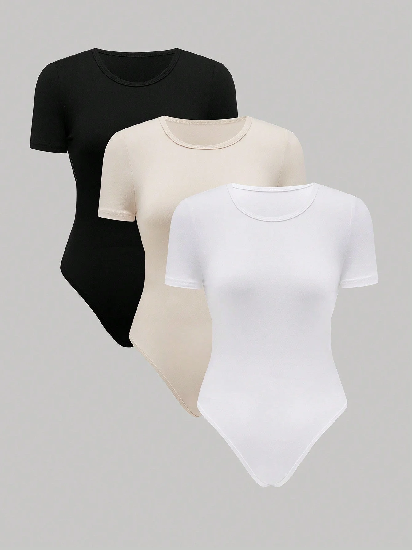 Beloved Basics Short Sleeve Bodysuit Set (3 Pack)