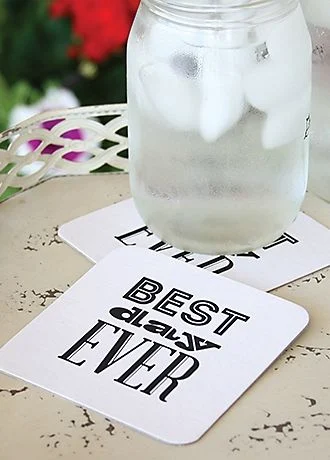 Best Day Ever Coasters Set of 25