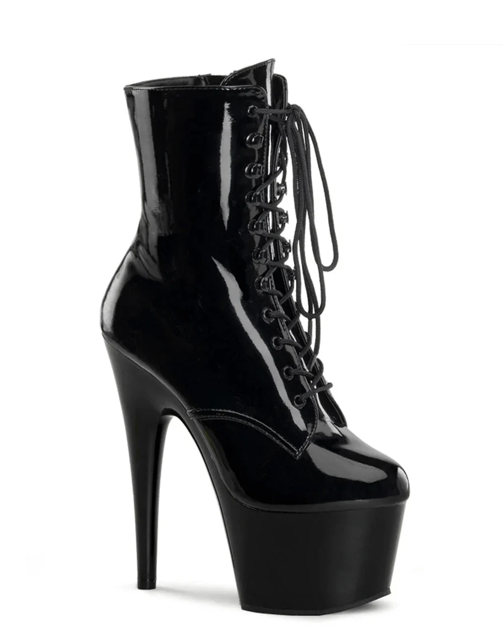 Black Patent Ankle Boot Stilettos, Adore 1020
