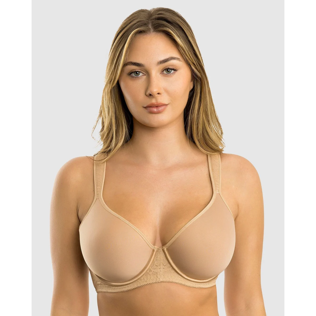 Bliss Convertible-to-Racerback Seamless Spacer T-Shirt Bra