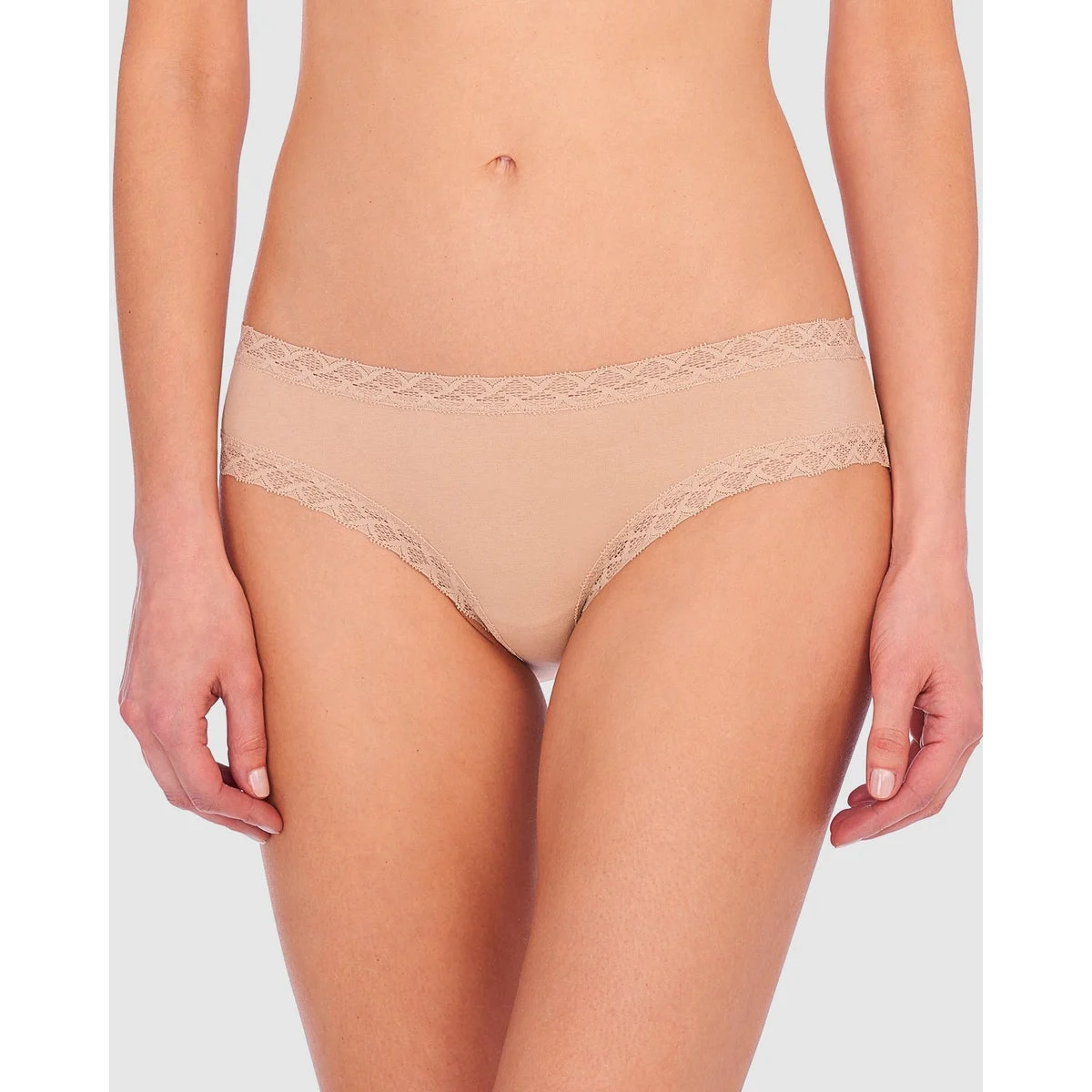 Bliss Lace Trim Pima Cotton Hipster Girl Brief