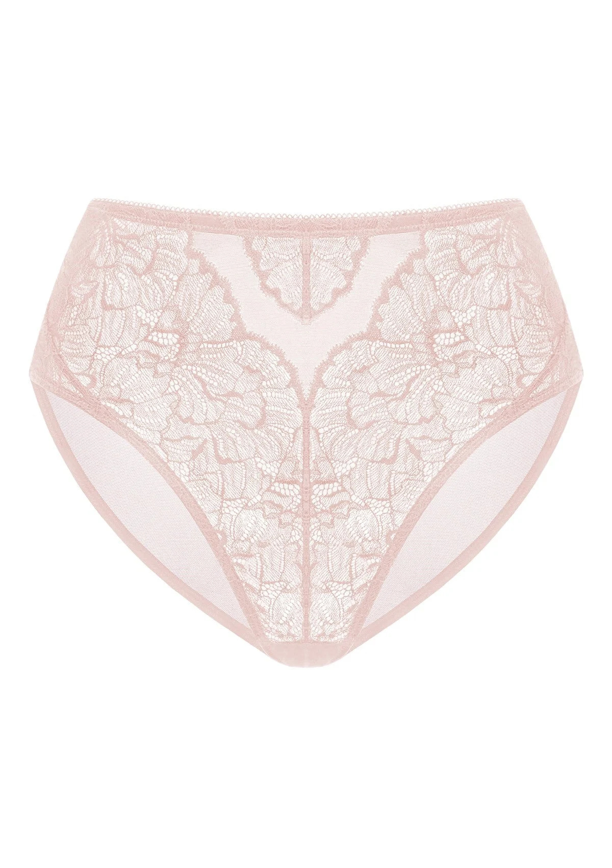 Blossom High-Rise Dark Pink Lace Brief Underwear