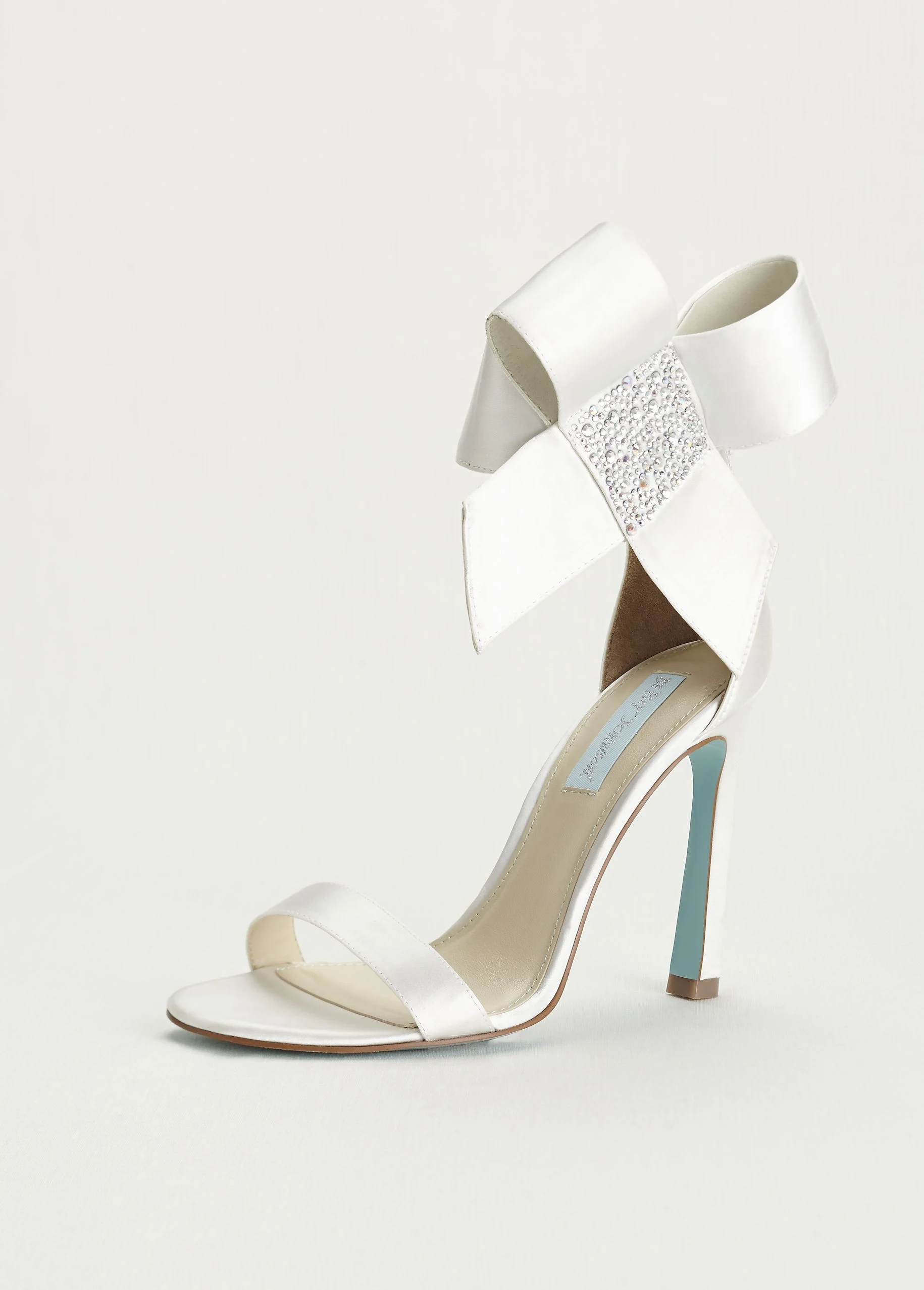 Blue by Betsey Johnson Ankle Bow High Heel