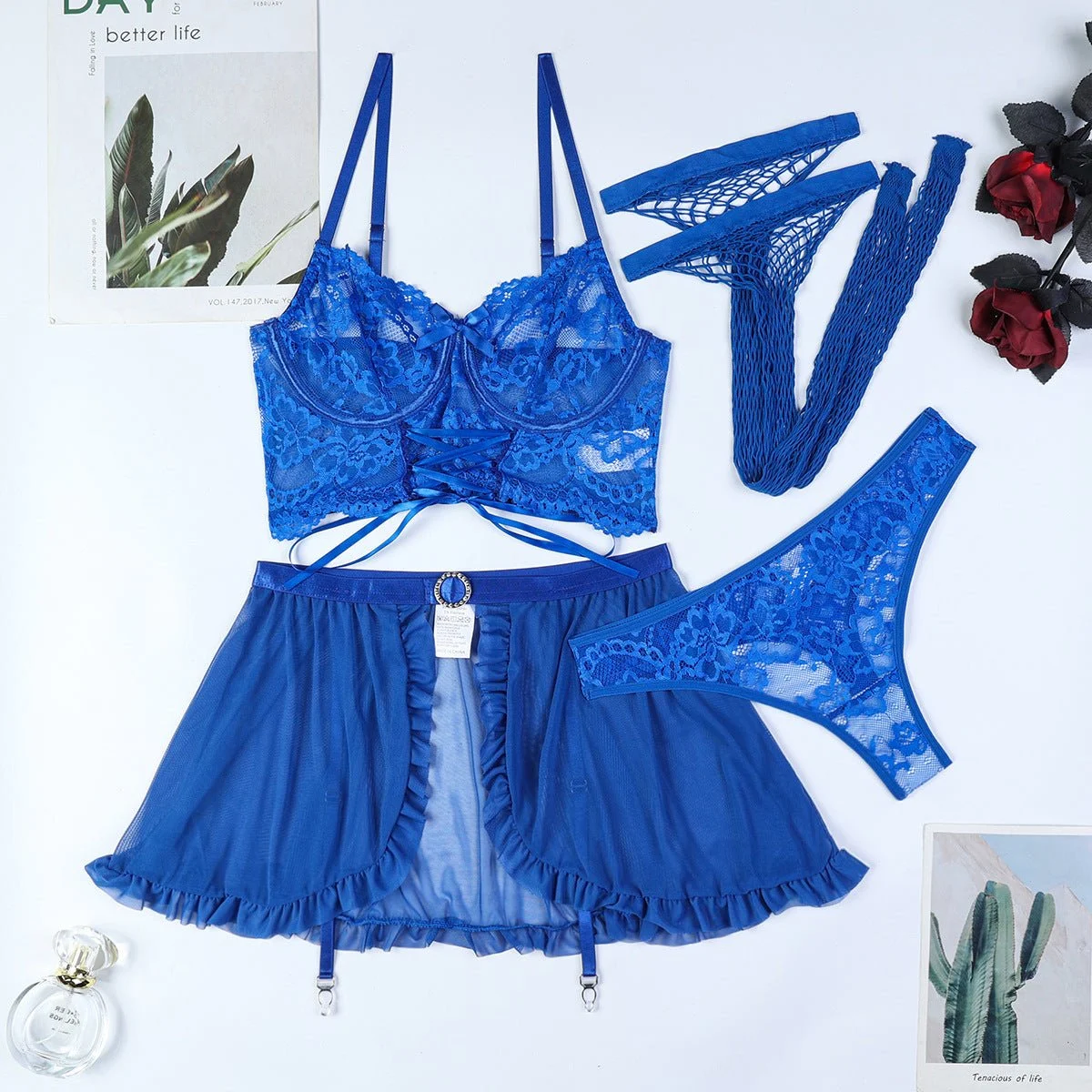 Blue Muse Lingerie Set