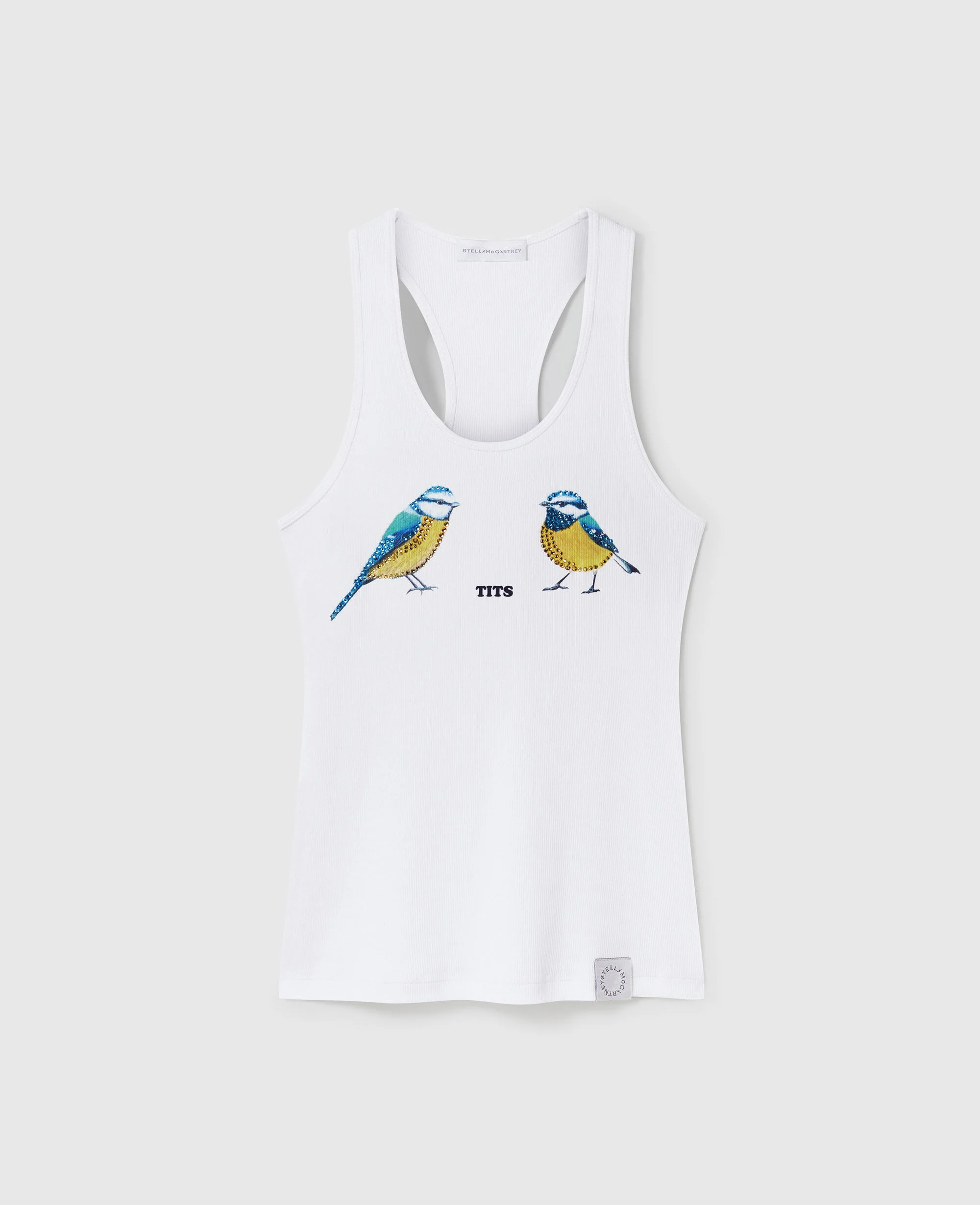 Blue Tits Graphic Tank Top