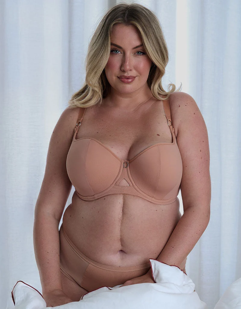 Boost Me Up Padded Balcony Bra LatteBeige