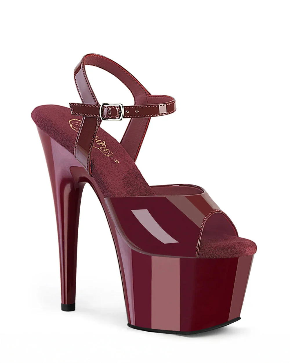 Bordeaux Adore 709 Strappy Stilettos