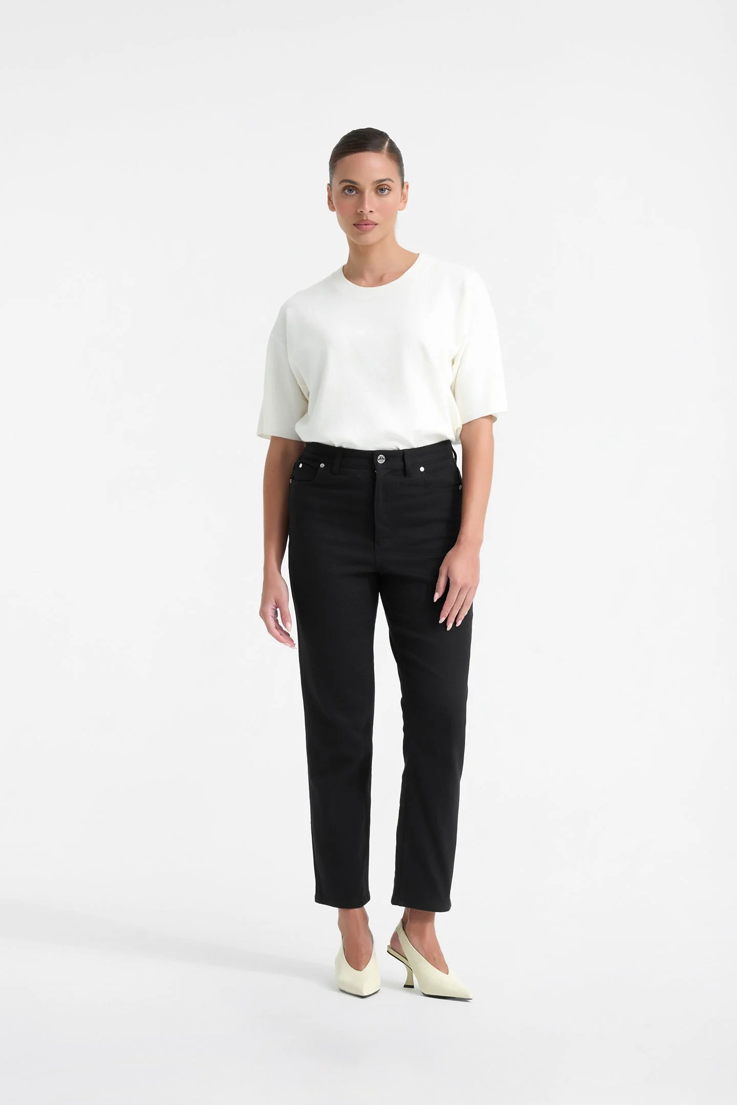BOXY KNIT T SHIRT