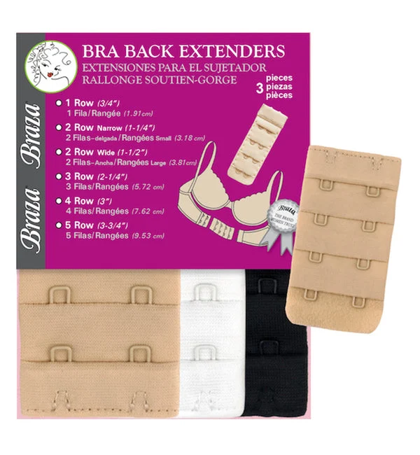 Braza Bra Back Extenders MULTI PACK (B5002) - Multi