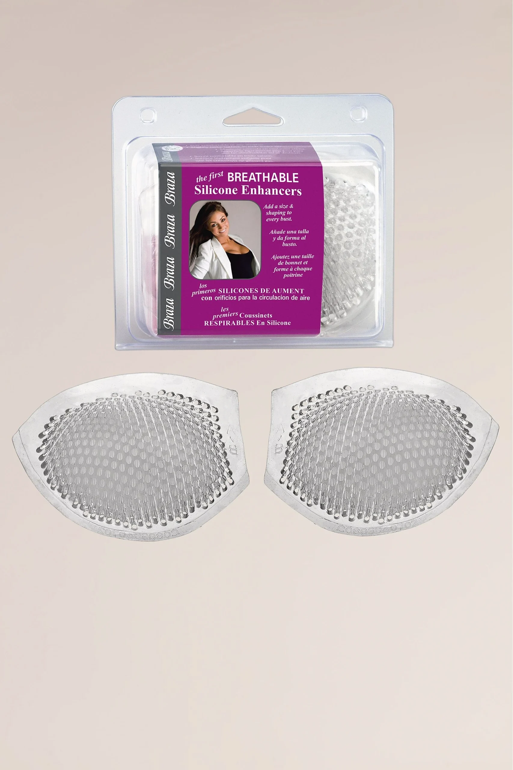 Braza Breathable Silicone Enhancement Pads