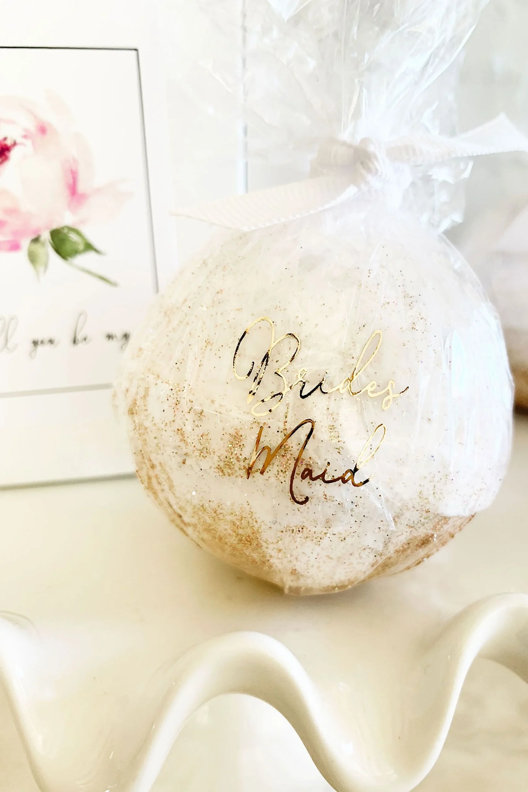 Bridal Party Proposal Glitter Bath Bomb