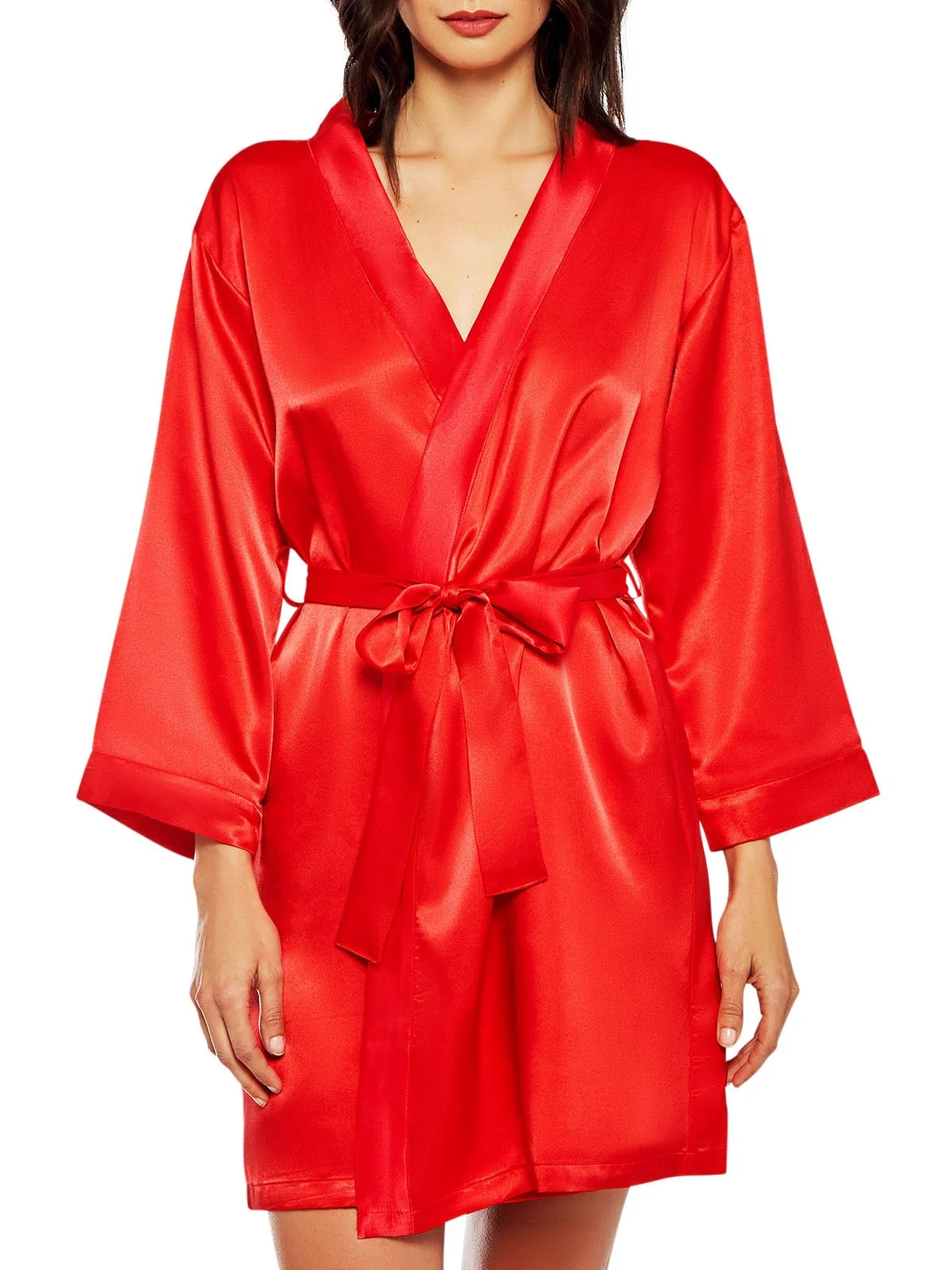 Bridal Satin Kimono Robe – Marina